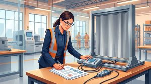 挡烟垂壁厂家质检环节-检验员核查产品认证文件与检测设备