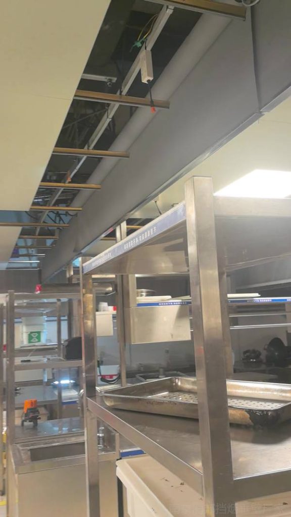 南京消邦电动挡烟垂壁餐饮场所应用案例